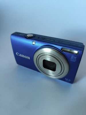 Canon Powershot A4000 IS HD 16MP Digital Camera Blue For Parts/Repair