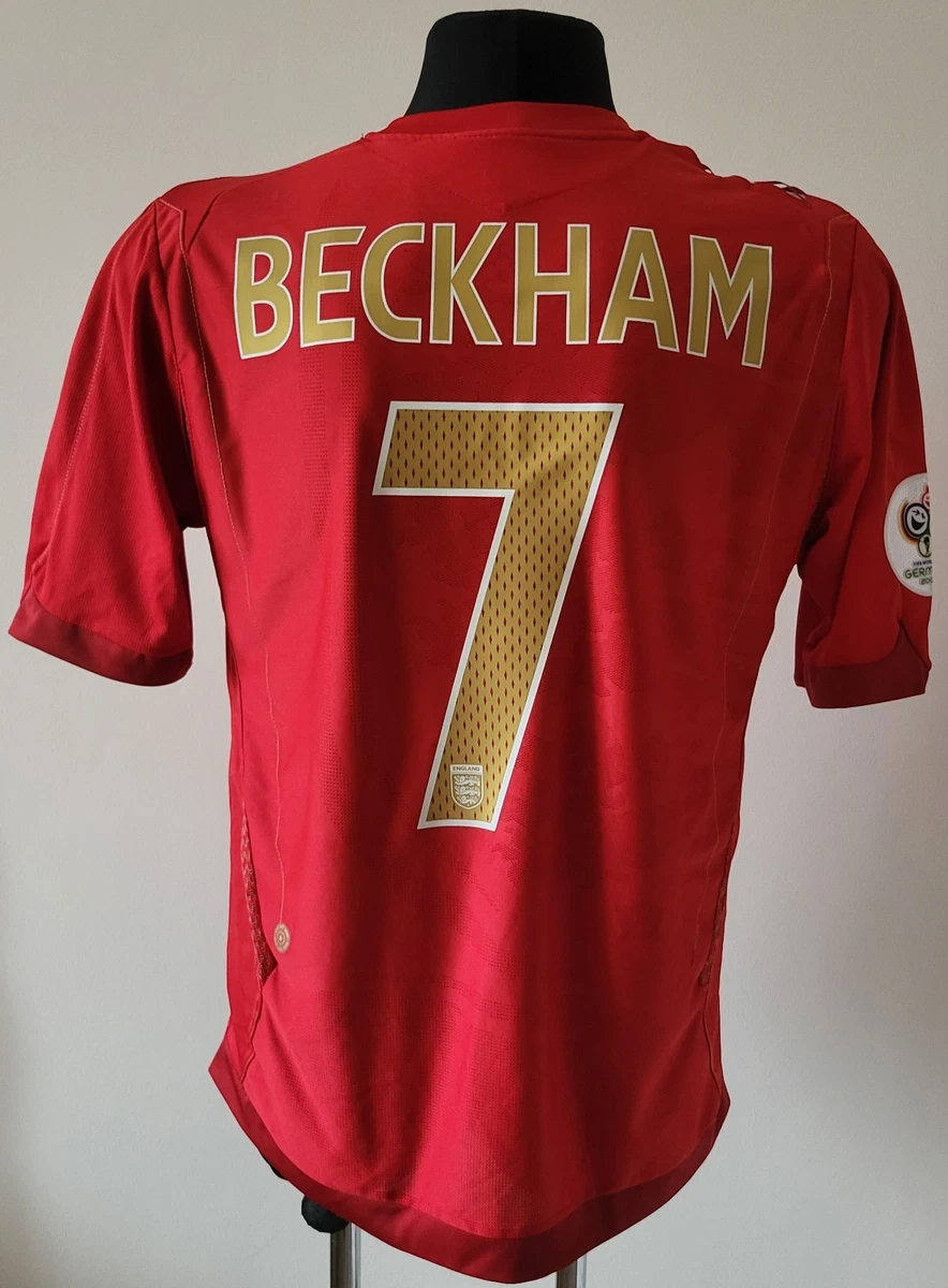David Beckham Red National Team Soccer Fan Apparel & Souvenirs for