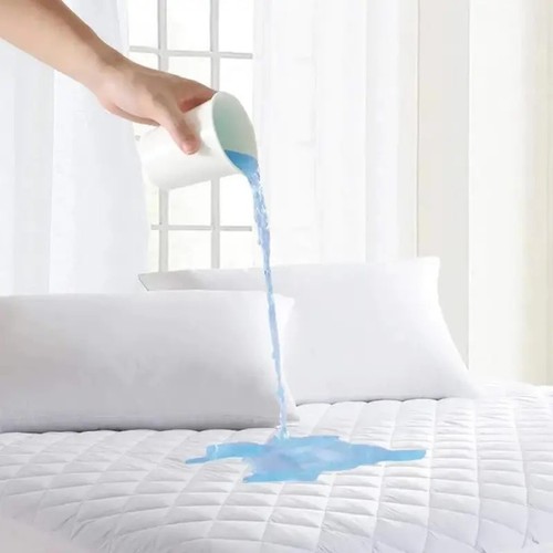 Extra Deep Quilted Waterproof Mattress Protector Fitted Bed Cover Double King - Picture 2 of 22