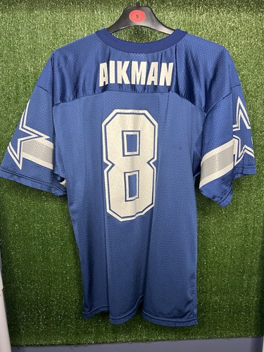 Vintage Troy Aikman Dallas Cowboys Wilson Jersey Youth XL - Picture 1 of 5