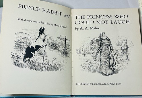 Prince Rabbit And The Princess Who Could Not Laugh VTG 1966 First Edition Good - Imagen 2 de 8
