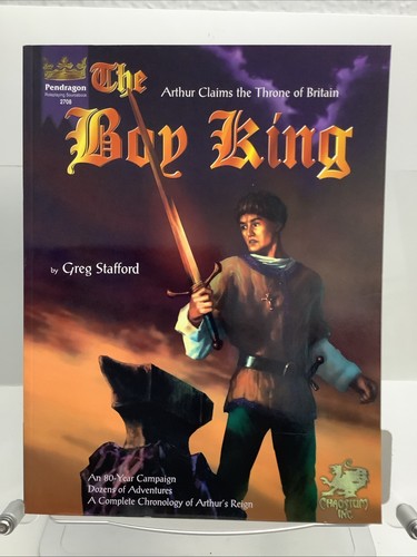 Pendragon RPG | The Boy King - Arthur Claims the Throne | Chaosium | 2708 - Picture 1 of 7