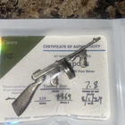 Tommy Gun 7.8  Gram .999 Fine Pure Silver Bullion Ingot Custom Pour