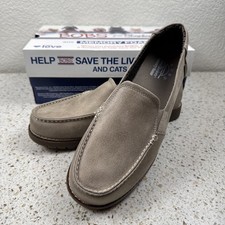 Skechers Bobs Women's Central Look Chill Lug Loafers Taupe 9.5 NIB