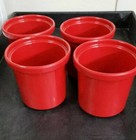 HUBERT Salad Bar Crock 100% Melamine ~  5" x 5" H0041  ~ Lot of 4