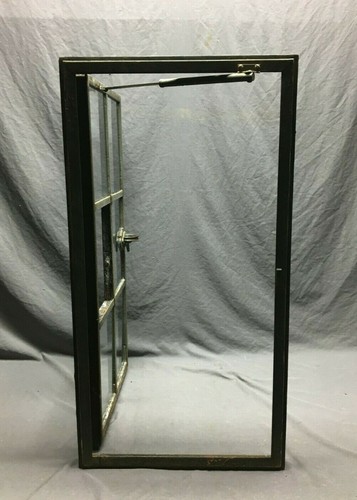 VTG Tudor 19x37 Industrial Steel Casement 6 Lite Glass Window Old Black 795-25B - Picture 10 of 11