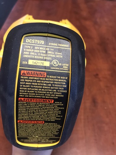 Nuovo alloggiamento parti OEM Assy DEWALT DCST970 T2 trimmer senza fili agli ioni di litio FLEXVOLT 15 - Foto 6 di 11