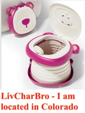 Travel Potty Seat for Toddle Foldable Car Potty for Toddler Portable Toilet