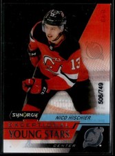 2020-21 UD Synergy Exceptional Young Stars Nico Hischier /749 #EY-9 H4R1I