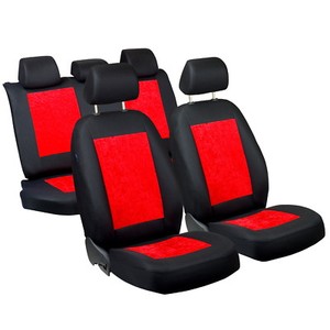 Cubiertas De Asiento De Coche Apto Mercedes Clase B-juego Completo Negro//Gris