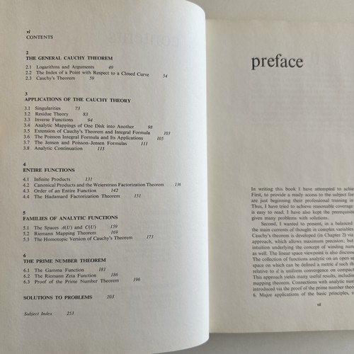 Vintage 1971 Mathematics Textbook-Complex Variables by R B Ash HC - Picture 11 of 22