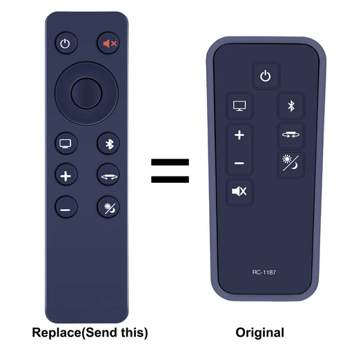 New RC-1187 Replacement Remote Control For Denon DHT-T100 TV SoundBar