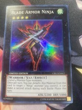Yu-GI-Oh! Blade Armor Ninja CBLZ-ENSE2 - Limited Edition Super Rare NM