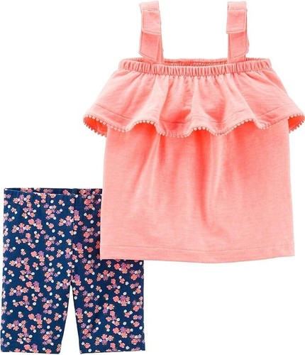 Carter's Baby Girls' 2-Piece Bodysuit/Top & Shorts/Skort Set NB-24M $8.99 - Picture 6 of 22