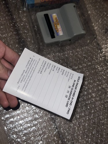 Gold Finger 2-in-1 Cheat Code Accessory for Playstation and Gameboy Adapter CIB - Bild 6 von 12