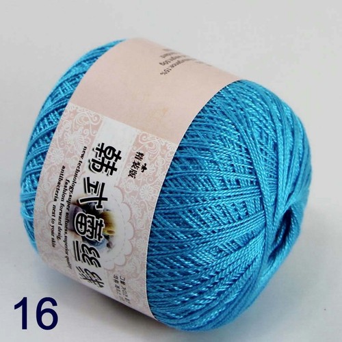 Sale Neu 1 Knäuel x 50g weiche Baumwolle Spitzengarn Häkeln Spitze Schmuck Strickgarn - Bild 24 von 33