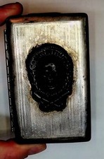 WW1 Germany Recon Troop  silver plated cigarette case
