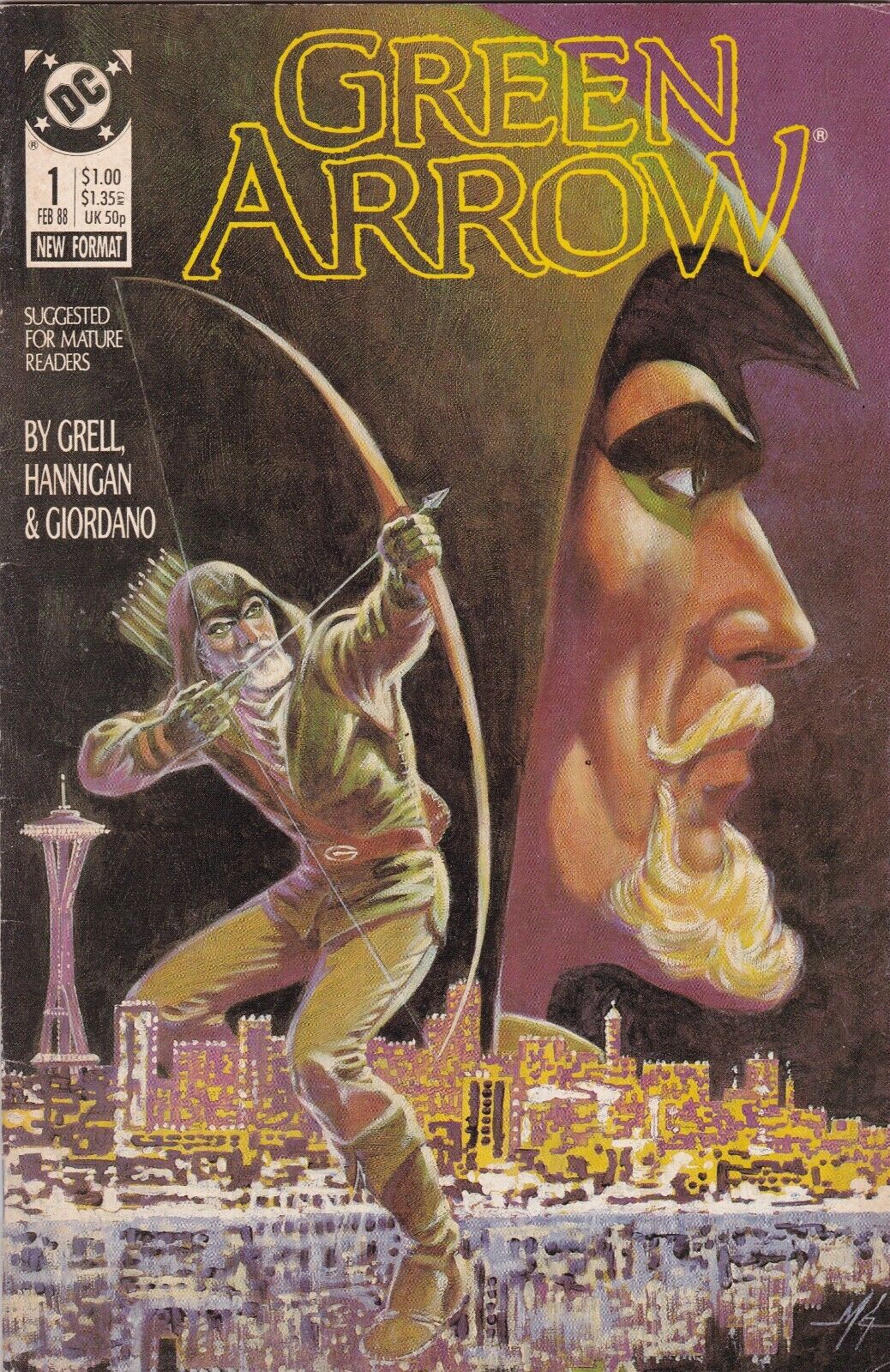 DC Green (1987) Arrow, 1,21,22,23,25,26,29, lot of 7, #26 "Shocker" movie insert