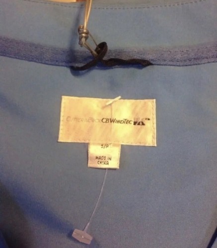 Cutter & Buck British Blue Men’s SMALL L Golf Rain Repellent Windshirt Vest NWT - Picture 5 of 5