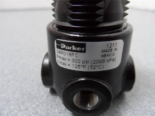 Regulador / medidor Parker 14R018FC 1/8" PMAX = 300 PSI, TMax = 125F nuevo en caja - Imagen 6 de 10