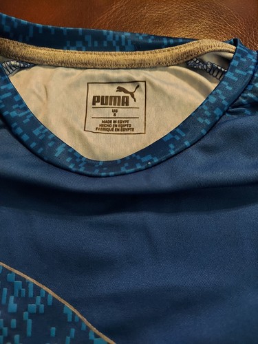 Boys - Puma Gray/White & Blue T-Shirts - 2 Pc Lot - Sz S (8) - Picture 5 of 5