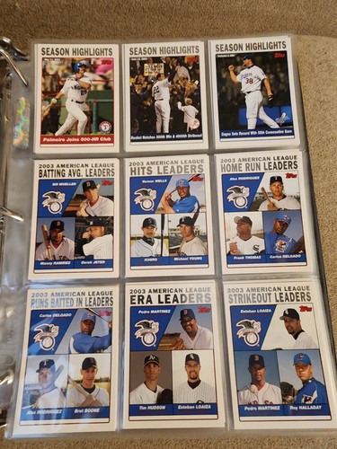 Binder full of 449 2004 Topps Baseball Cards! Yadier Molina Rookie Card!!! - Picture 6 of 9