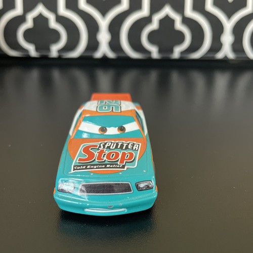 Disney Pixar Cars Sputter Stop Race Car #92 Synthetic Rubber Tires - Picture 5 of 7
