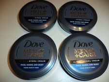 4 New Dove Men+Care Ultra Hydra Cream Face Hand Body 2.53 FL.OZ 