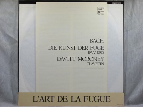 Bach - Die Kunst der Fuge - Davitt Moroney - 2LP Harmonia Mundi HMC 1169.70 - Picture 6 of 10