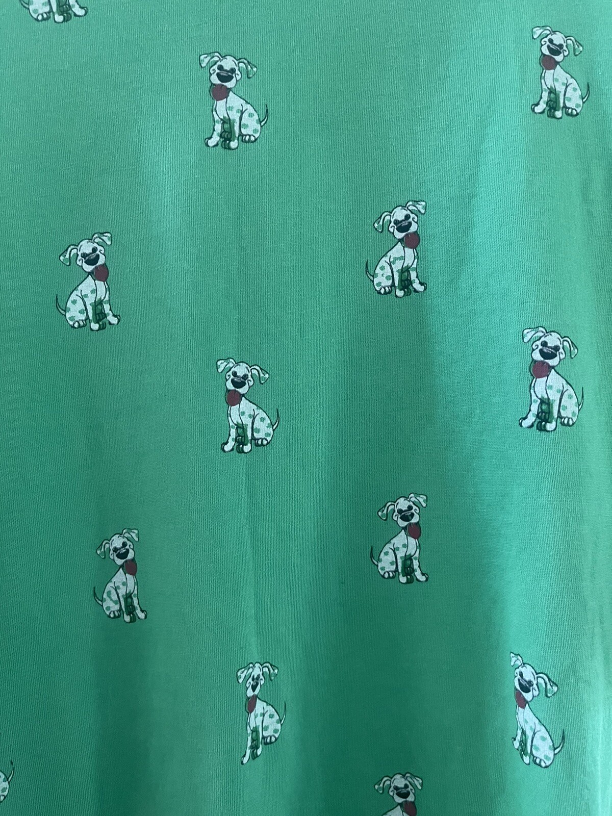 Denim and Flower Ricky Singh green dog shirt, men’s l… Gem