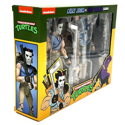 NECA TMNTケイシー・ジョーンズ&フットソルジャー NECA Teenage Mutant Ninja Turtles Casey Jones vs Foot