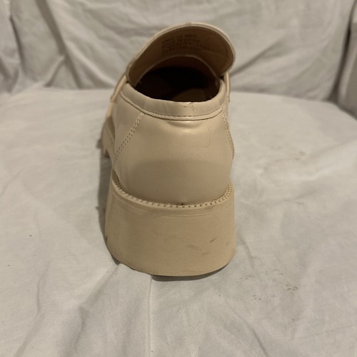 MUDD Damen-Halbschuhe cremefarben Kunstleder Plateau-Absatz 1,5 "Absatz - Größe 10 - Bild 12 von 12