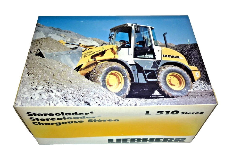 NZG Metallmodell Stereolader 542 Liebherr L510 Stereo 1:50 OVP Excavator