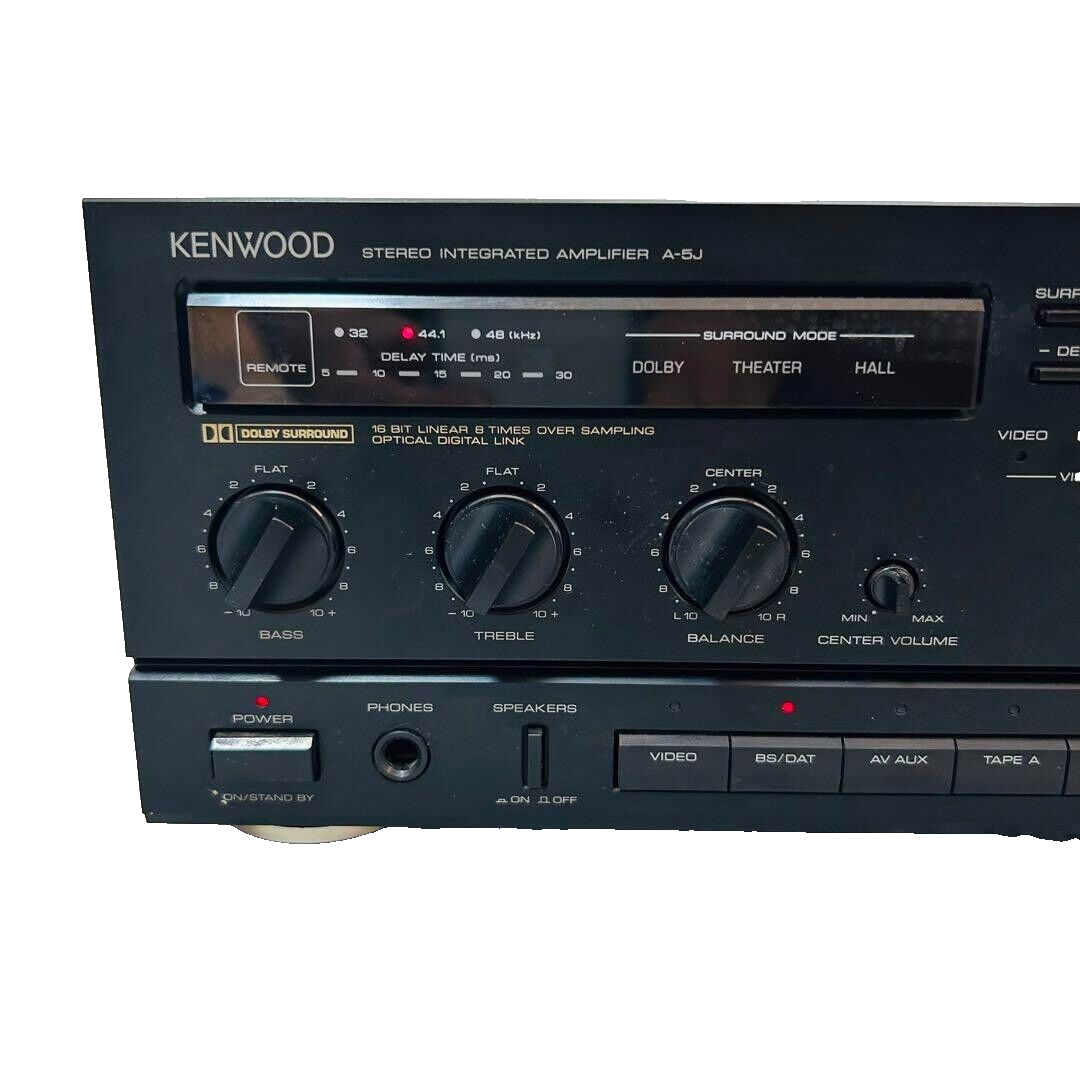 Kenwood A-5J Integrated Amplifier, 40W/ch, 20Hz-20kHz, Premium Sound Quality Kenwood A-5J Integrated Amplifier, 40W/ch, 20Hz-20kHz, Premium Sound Quality
