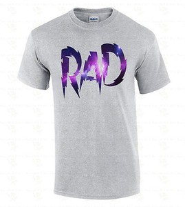 RAD-Galaxy-Men-039-s-T-SHIRT-Fashion-Swag-Funny-Radical-Tee-Space-Astro-80-039-s