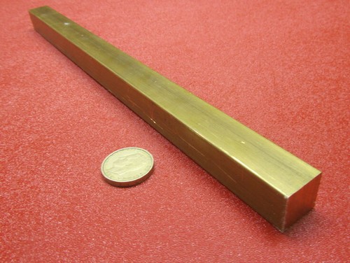 360 Messing Vierkantstange 3/4" dick x 3/4" breit x 12,0" Länge - Bild 3 von 12