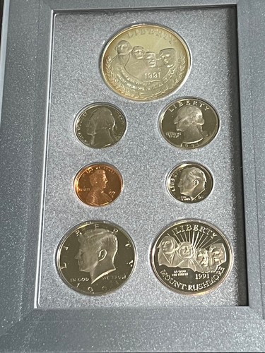 6 1997 & 1998 Premier + (2) 1990, 1991, 1995 Prestige US Mint SILVER PROOF SETS - Picture 8 of 10