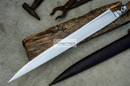 RUGGER DAGGER/18 inches Long Blade hand forged Dagger/hunting/tactical/Survival - Picture 4 of 8