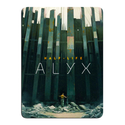 Half Life Alyx Glitter Full Magnetic Back Magnet - VR - Valve - Steam
