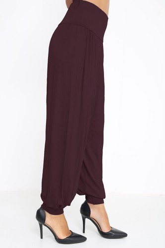 WOMENS HAREM TROUSERS ALI BABA LONG PANTS BAGGY HAREEM LEGGINGS PLUS SIZES 8-26 - Picture 31 of 37