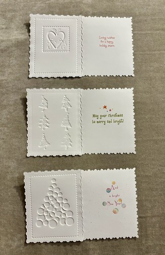6 Carol's Rose Garden Christmas Cards Wilson Fine Arts Mixed Lot No Envelopes - Picture 2 of 4