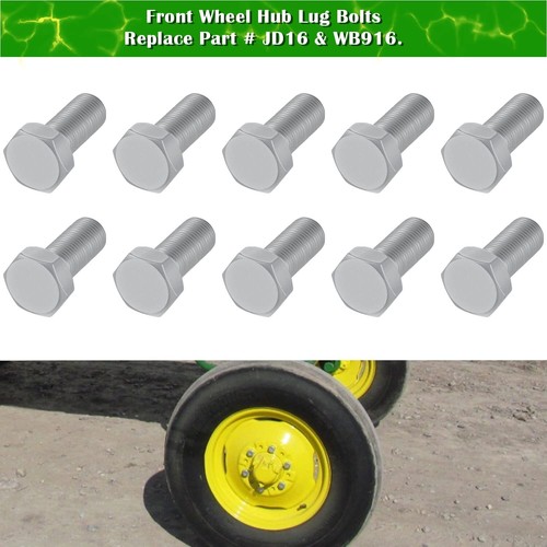 Front & Rear Wheel Hub Lug Bolts 9/16-18 x 1-1/8" for John Deere Tractor JD16 - Bild 4 von 4