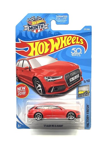2018 Hot Wheels ‘17 Audi RS 6 Avant (red) SUPER CUSTOM WHEEL SWAP by AEB - Picture 2 of 5