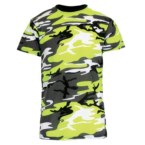 Men's Camouflage Short Sleeve Crew Neck Printed Tee ( S-2XL ) NWT Free Shipping - Picture 7 of 11