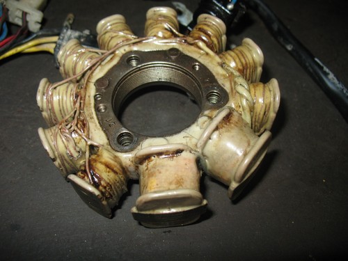 1989 TS200R STATOR ALTERNATOR GENERATOR SUZUKI TS 200 R 1989-1996 32101-08D20 - Picture 2 of 6