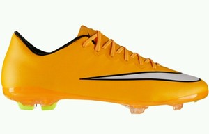 orange soccer cleats youth