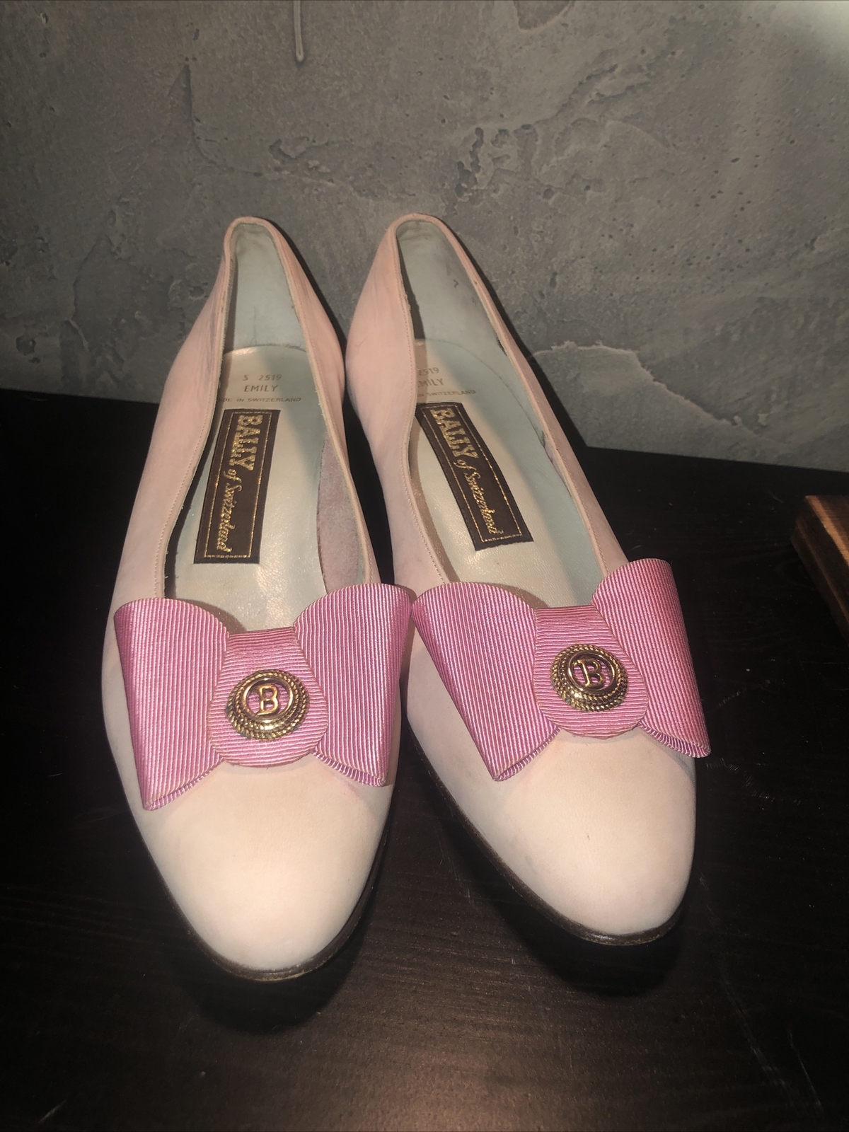 Vintage Bally Of Switzerland Emily Low 1” Heels Pumps… - Gem