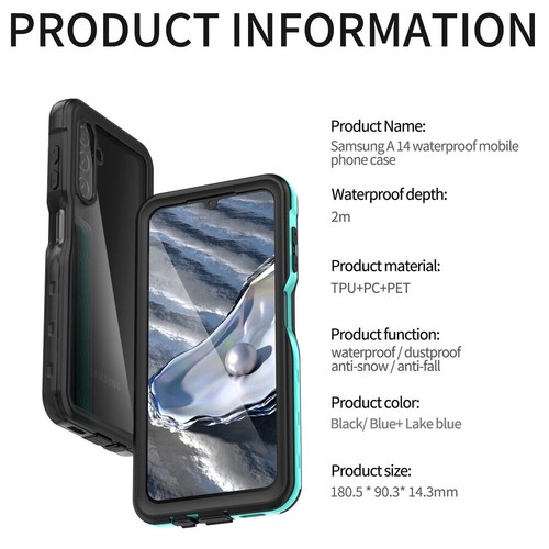 IP68 Waterproof Case Cover For Samsung A32 A14 A54 A15 A25 A35 A16 A26 A36 A56 - Picture 29 of 108