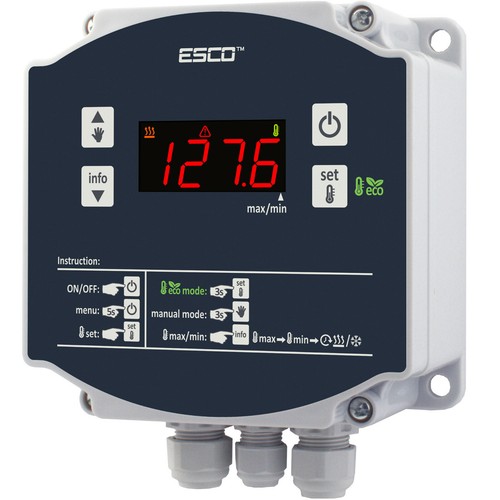 Räucherofen TEMPERATURREGLER Elektro Elektroheizung 4500W edelstahl fühler IP65 - Photo 12/16
