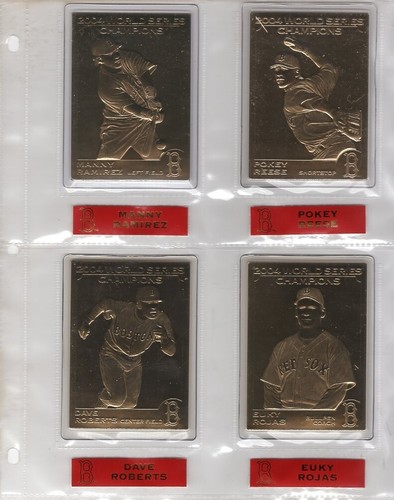 TIM WAKEFIELD 2004 Boston Red Sox World Series DANBURY MINT 22kt Gold - Picture 4 of 10